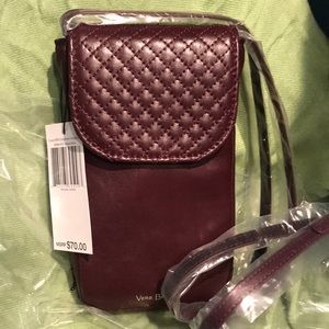 Vera Bradley Carson RFID Leather Cellphone Crossbody